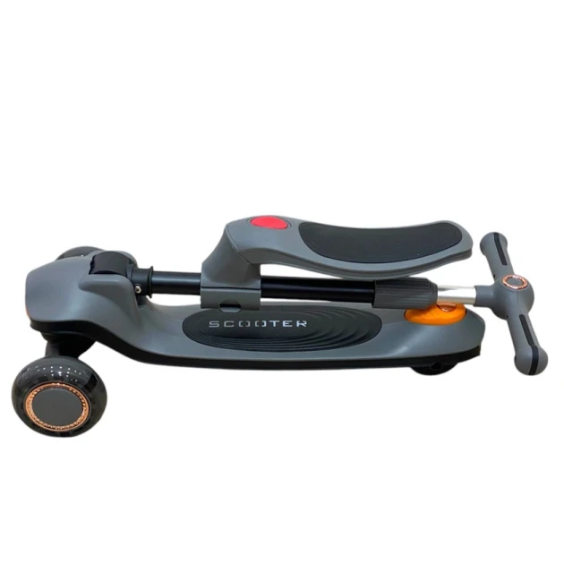 Uşaq samokatı M5282, boz/qara