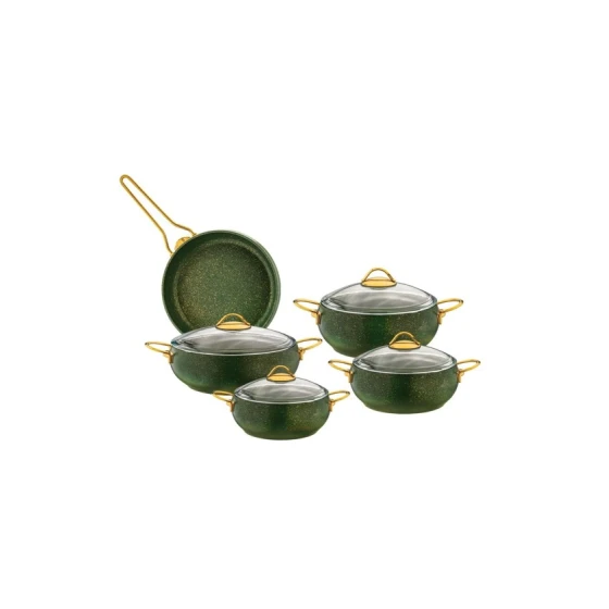 Набор посуды Ozlife FS-116, зеленый, 5 шт Набор посуды Ozlife FS-116, зеленый, 5 шт