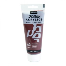 Akril boya Pebeo Studio Acrylics 63 Qırmızı Yer 100 ml