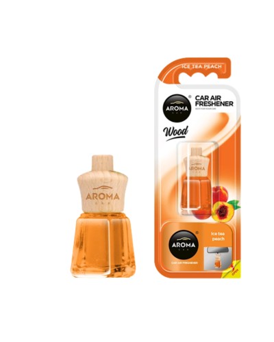 Aromatlaşdırıcı Aroma Car Wood Mini Ice Tea Peach 6 ml