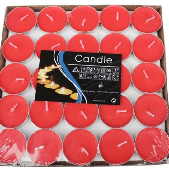 Qırmızı çay şamı, 25 əd