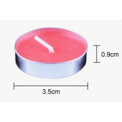 Красные чайные свечи, 25 шт Красные чайные свечи, 25 шт