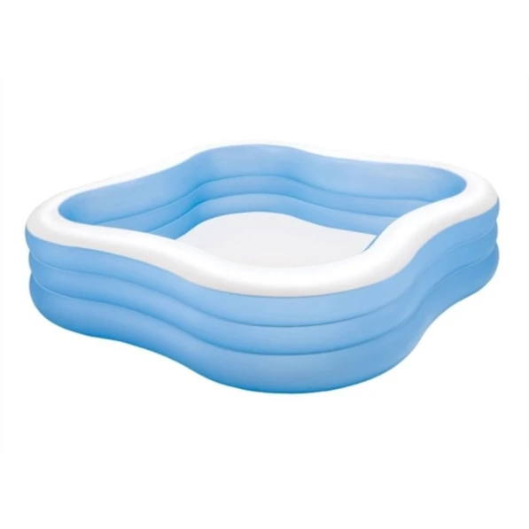 Надувной бассейн Intex H57225588495, 229x229x56 см, 1250 л, голубой