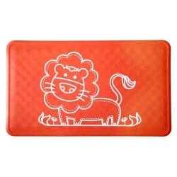 Детский коврик для ванной Roxy Kids, 34х58 см, резина, красный