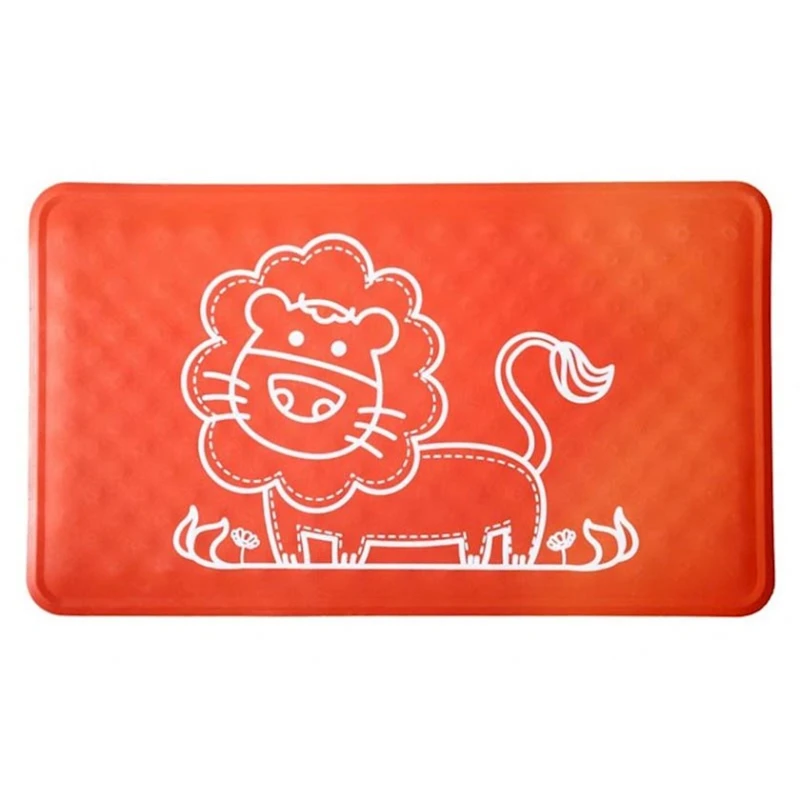 Детский коврик для ванной Roxy Kids, 34х58 см, резина, красный Детский коврик для ванной Roxy Kids, 34х58 см, резина, красный