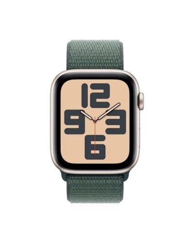 Ağıllı saat Apple Watch SE GPS 40mm Starlight Aluminium Case with Lake Green Sport Loop (Rəsmi zəmanət)