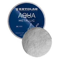 Аквагрим металлик Kryolan Aquacolor 01111, серебристый, 8 мл