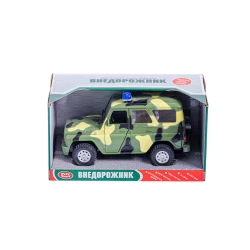 Hərbi yolsuzluq avtomobili Play Smart 9076C, 22x12 sm, 3 yaşdan, yaşıl