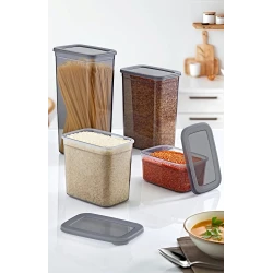 Контейнер для хранения продуктов Hobby Life Tower 20937, 2.4 л, 16x10.8x21.7 см, пластик, черный