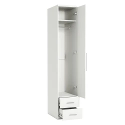 Шкаф Art Mebel 25, ламинат, белый, 210x50x45 см Шкаф Art Mebel 25, ламинат, белый, 210x50x45 см