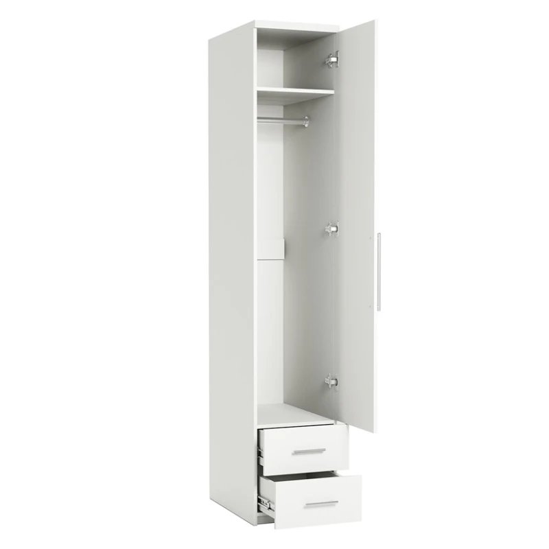 Шкаф Art Mebel 25, ламинат, белый, 210x50x45 см Шкаф Art Mebel 25, ламинат, белый, 210x50x45 см