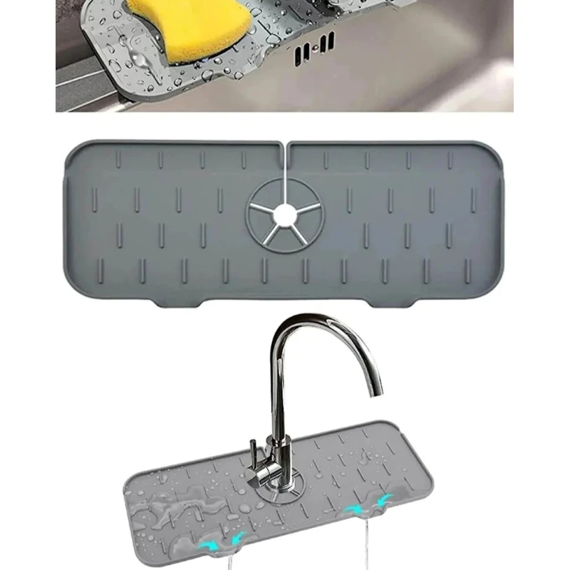 Kran üçün xalça MH4721, 37x13 sm, silikon, boz