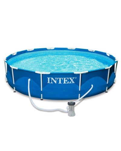 Karkas hovuz Intex 28212 Prism Frame 366х76 sm, 6503 l, filtr nasos 2006 l/saat