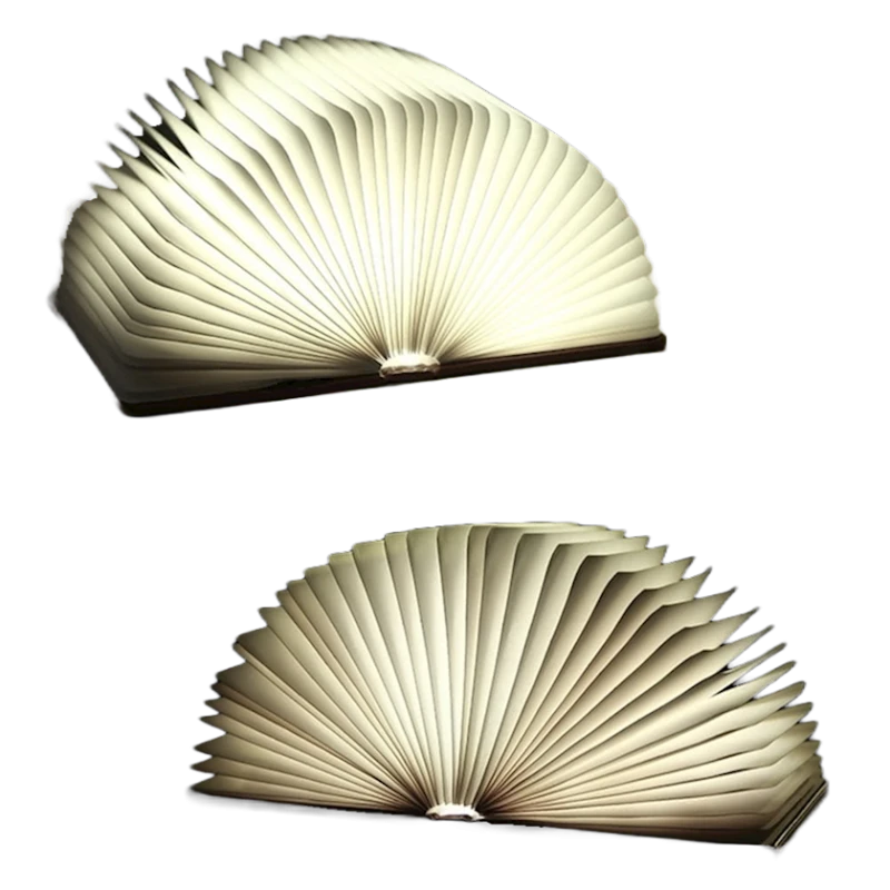 Gecə lampası kitab, boz, 22х16х2 sm