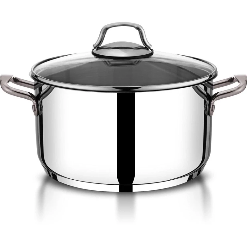 Кастрюля Burner Bermuda, нержавеющая сталь, серебристая, 30x20 см Кастрюля Burner Bermuda, нержавеющая сталь, серебристая, 30x20 см