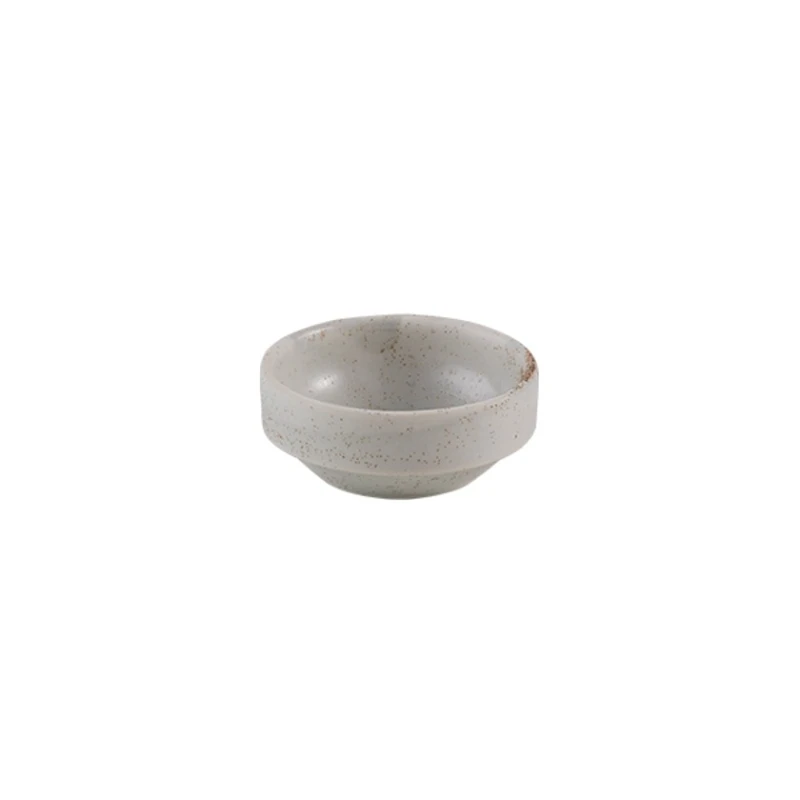 Миска ID-Fine Mellow Joker, фарфор, серая, 90 мл, 8 см