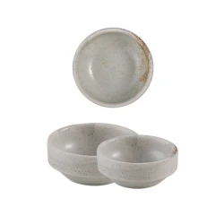 Миска ID-Fine Mellow Joker, фарфор, серая, 90 мл, 8 см