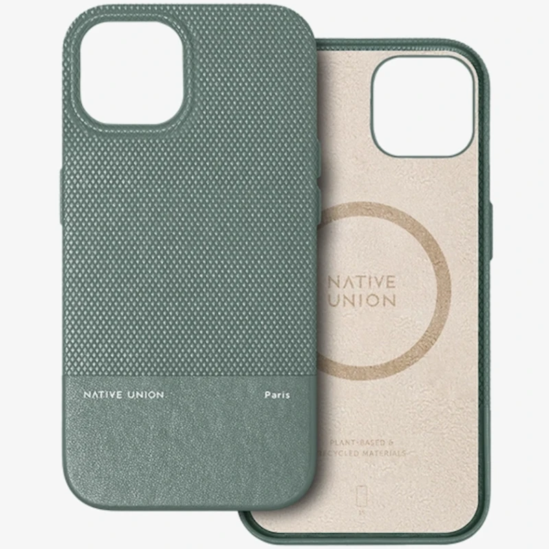 Чехол Native Union (RE)Classic MagSafe Slate Green для Apple iPhone 15 Pro Чехол Native Union (RE)Classic MagSafe Slate Green для Apple iPhone 15 Pro