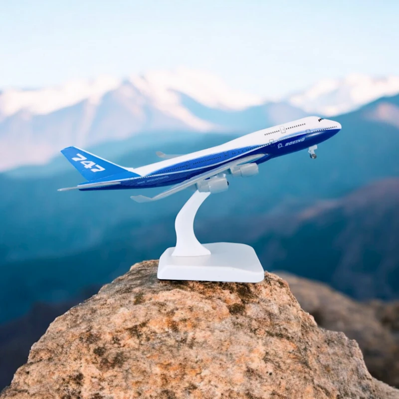 Декоративная модель самолета F35-ag-275, 19x17x10 см, белый/голубой Декоративная модель самолета F35-ag-275, 19x17x10 см, белый/голубой