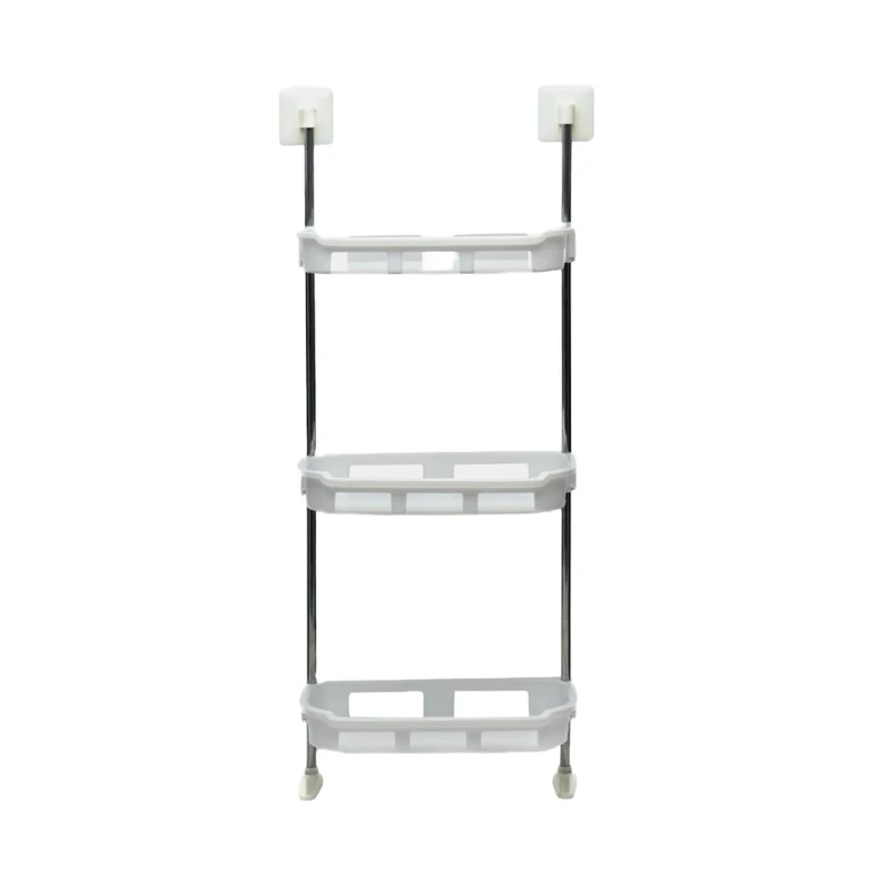 Трехъярусная полка для ванной NH-1112, металл/пластик, 88x35x14.5 см Трехъярусная полка для ванной NH-1112, металл/пластик, 88x35x14.5 см