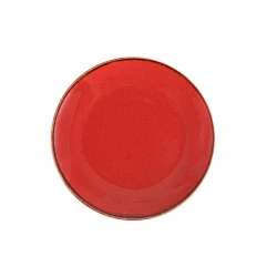 Тарелка Porland Seasons фарфор, красный, 26 см