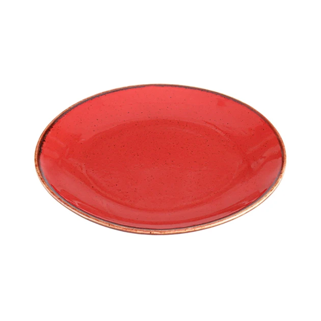 Тарелка Porland Seasons фарфор, красный, 26 см Тарелка Porland Seasons фарфор, красный, 26 см
