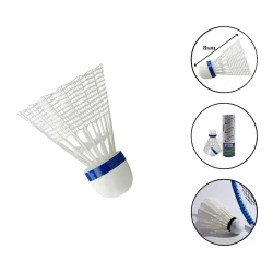 Волан для бадминтона 1807, пластик, 8 см, товар в ассортименте