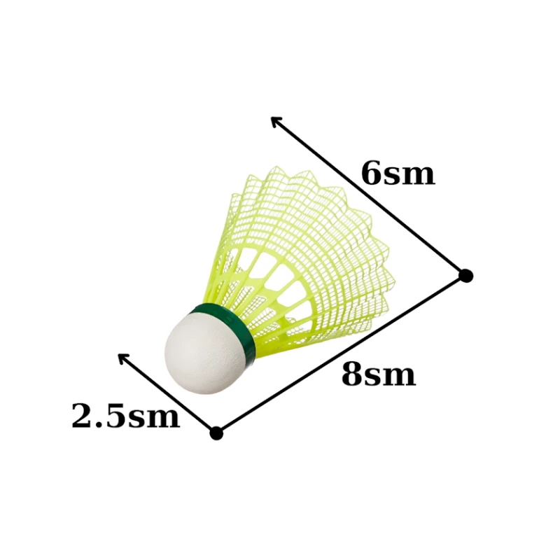 Волан для бадминтона 1807, пластик, 8 см, товар в ассортименте Волан для бадминтона 1807, пластик, 8 см, товар в ассортименте