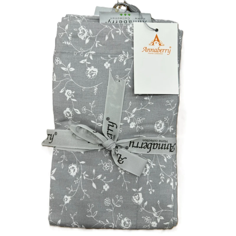 Комплект наволочек Annaberry ET-1442, 2 шт, 50x70 см, хлопок, серый