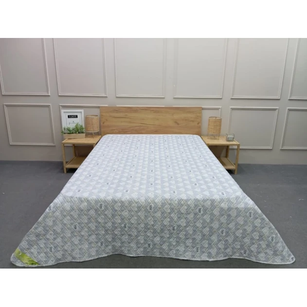 Örtük Moon Star SHA-00006285, birnəfərlik, pambıq, mavi, 170х235 sm