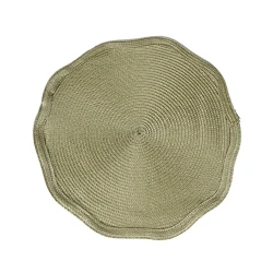 Süfrə xalçası Porland Priya 04STY007369, dairə, yaşıl, 38 sm