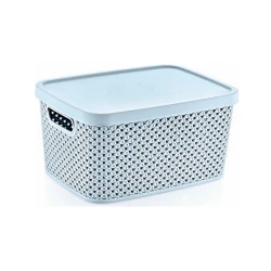 Корзина для хранения Hobby Life Diamond прямоугольник, 3.5 л, 23.8x17.5x12.3 см, пластик, с крышкой, в ассортименте Корзина для хранения Hobby Life Diamond прямоугольник, 3.5 л, 23.8x17.5x12.3 см, пластик, с крышкой, в ассортименте