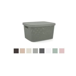 Корзина для хранения Hobby Life Diamond прямоугольник, 3.5 л, 23.8x17.5x12.3 см, пластик, с крышкой, в ассортименте Корзина для хранения Hobby Life Diamond прямоугольник, 3.5 л, 23.8x17.5x12.3 см, пластик, с крышкой, в ассортименте