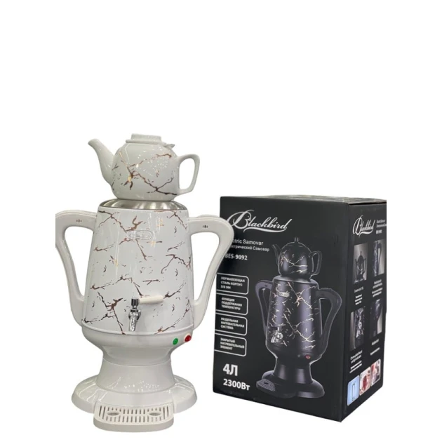 Электросамовар Blackbird BES-9092 Белый Электросамовар Blackbird BES-9092 Белый