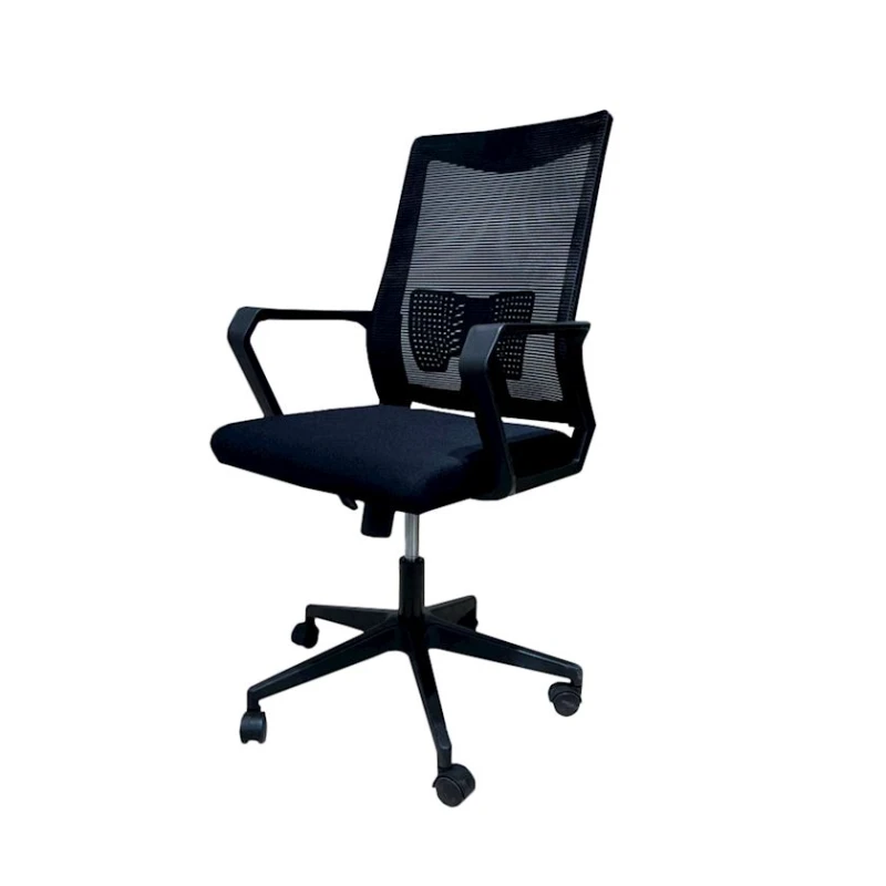 Кресло офисное J152B, черное, 115х50 см