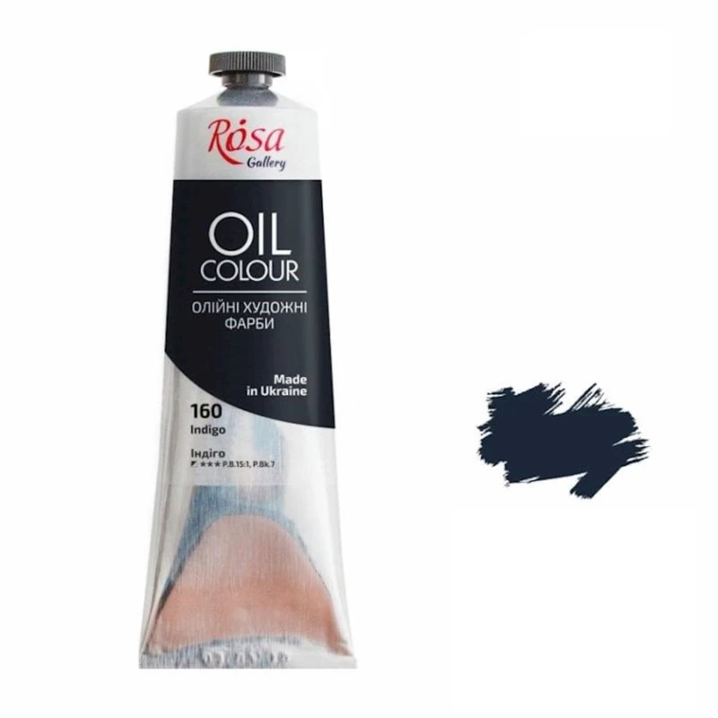 Краска масляная Rosa Gallery, 160 Indigo, 100 мл