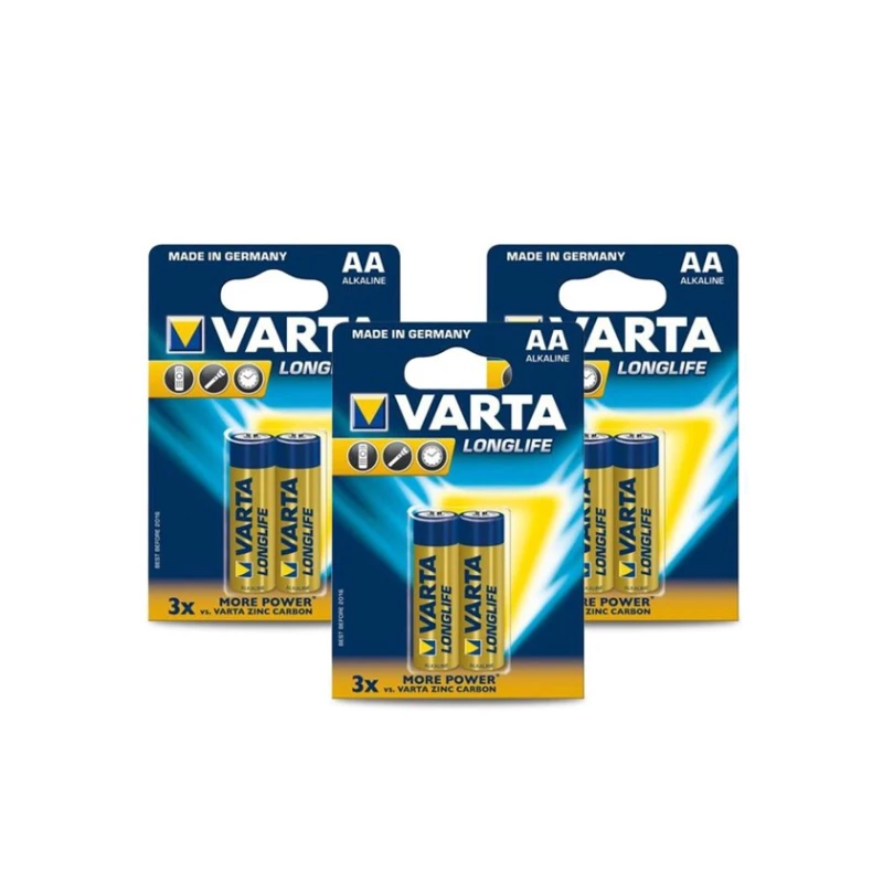 Батарейка Varta Longlife Extra LR06 AA, 2 шт Батарейка Varta Longlife Extra LR06 AA, 2 шт