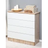 Комод Letta ЛДСП, белый, 73х33х75 см Комод Letta ЛДСП, белый, 73х33х75 см