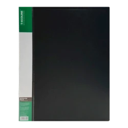 Папка Ecoline с зажимом, А4, черный