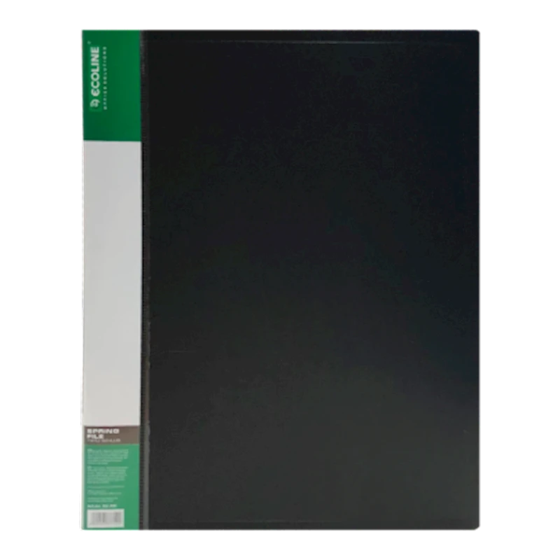 Папка Ecoline с зажимом, А4, черный Папка Ecoline с зажимом, А4, черный
