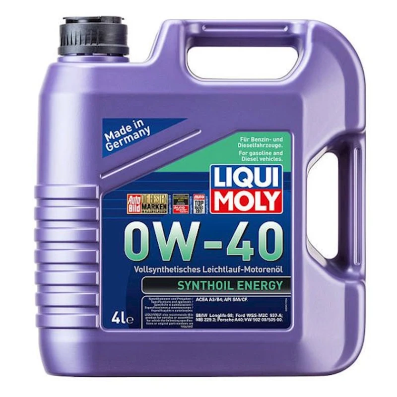 Моторное масло Liqui Moly Synthoil Energy 0W-40, 4 л