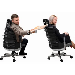 Офисное кресло Barizza Spinelly, серое/черное