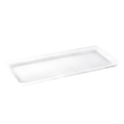 Блюдо Wilmax WL-992672, прямоугольник, фарфор, белый