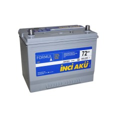 Avtomobil akkumulyatoru İnci Akü (SAE), 72Ah, 600A, 12V, R+