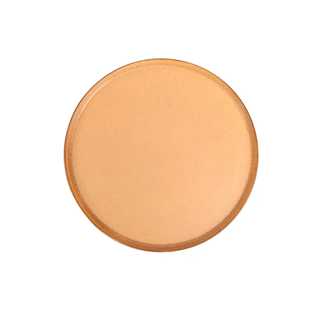 Тарелка Porland Ethos Danshari Earth, 27 см, фарфор, оранжевая