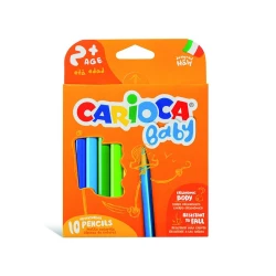 Цветные карандаши Carioca Baby, 10 цветов