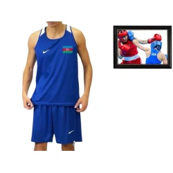 Boks forması, göy, ölçü 2XL