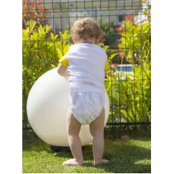 Детские подгузники-трусики BabyJem, 2 шт, 2 года, белый