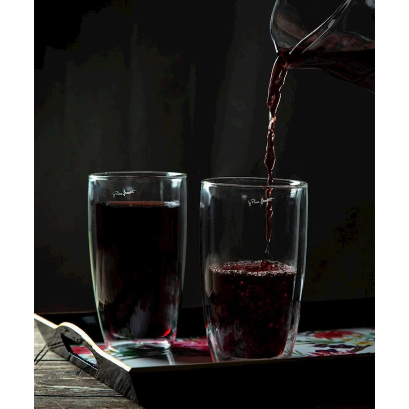 Набор стаканов Hom-me 101176, 2 шт, 380 мл, боросиликатное стекло, прозрачный Набор стаканов Hom-me 101176, 2 шт, 380 мл, боросиликатное стекло, прозрачный