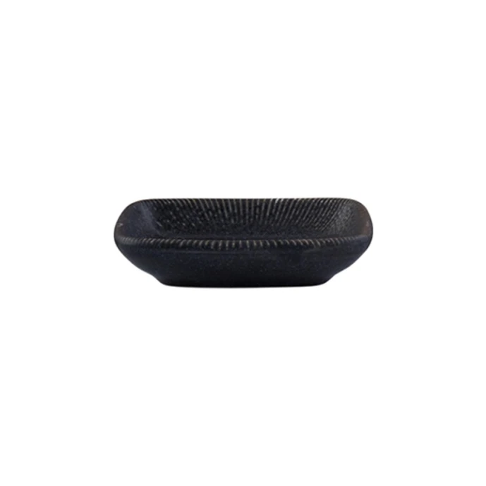 Блюдо ID-Fine Reckless Quadro, фарфор, серое, 11х7 см